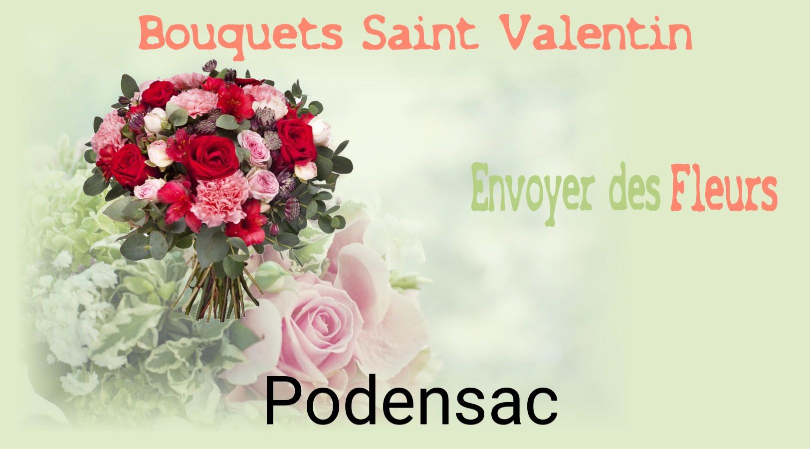 Roses de Saint-Valentin livrées à Podensac